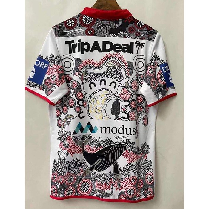 Camiseta St George Illawarra Dragons Rugby 2021 Indigena